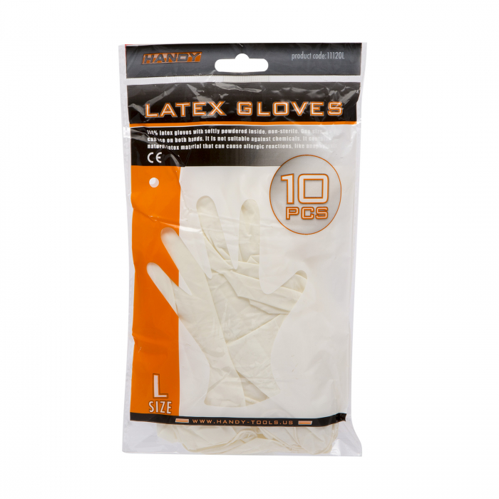 Manusi Latex, 10 buc./pachet, L [2]