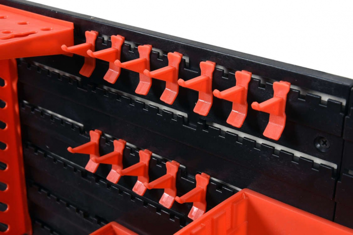 Panou cu organizatoare VOREL 48buc PVC 475x272x15mm [6]