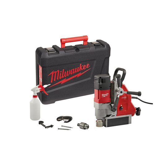 Masina de gaurit cu talpa magnetica si magnet permanent MILWAUKEE MDP 41 1200W [11]