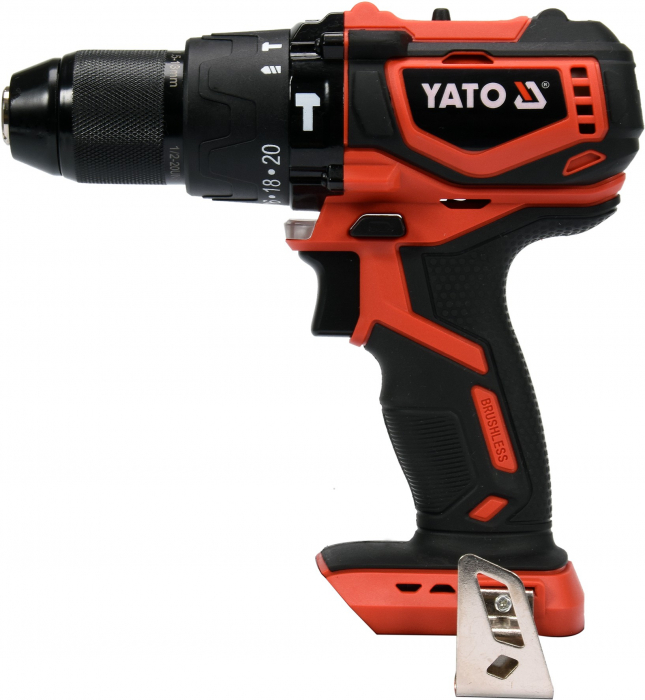Masina de gaurit/insurubat cu percutie YATO 18V Li-Ion, 42Nm (Fara acumulator si incarcator) [2]