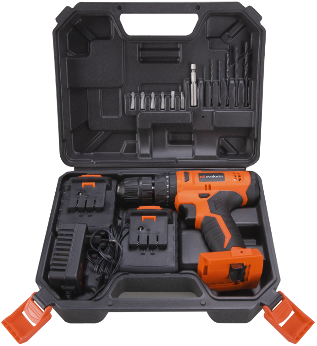 Masina de Gaurit si Insurubat cu Percutie cu 2 Acumulatori  EPTO CD Li-Ion 18V EVOTOOLS [6]