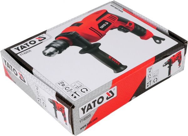 Masina de gaurit YATO, cu percutie, 710W [3]