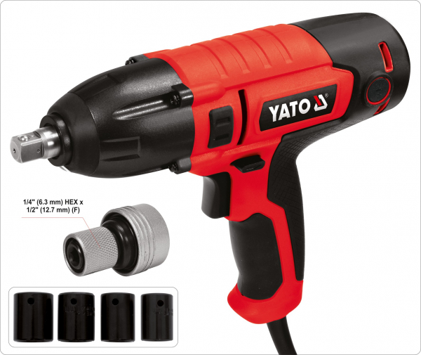 Masina de Insurubat YATO, Cu Impact, 1/2 Inch, 450W, 450Nm [4]