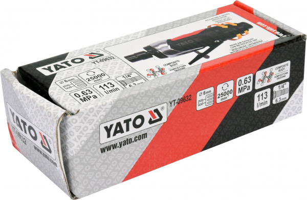 Masina de polizat pneumatica YATO, 6.3 Bar, 1/4 [3]