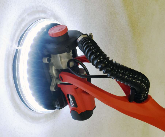 Masina de slefuit tip girafa YATO 820W 225mm iluminare LED [3]