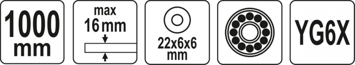Masina de taiat gresie si faianta, blat amortizat, lungime taiere 1000mm YATO [4]