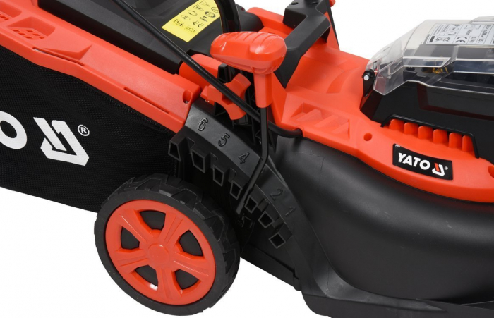 Masina de tuns iarba cu acumulator YATO 2X18V diametru taiere 340mm 35L (fara acumulator si incarcator) [2]