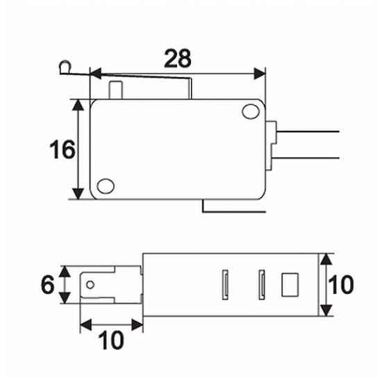 Microinterupator 1 circuit 16(4)A-250V ON-ONr [2]