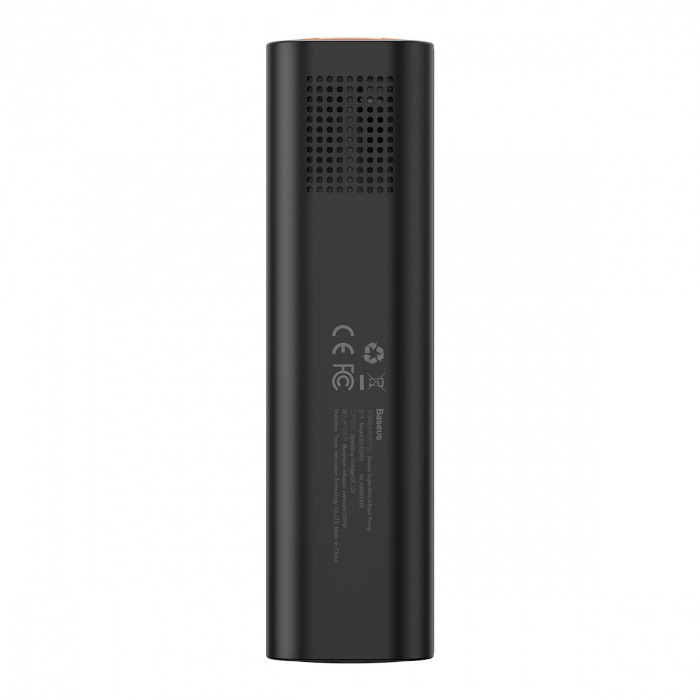 Mini compresor auto BASEUS 12V 0.2 - 150 PSI 30 l/min cablu 3m LED (negru) CRCQ000001 [2]