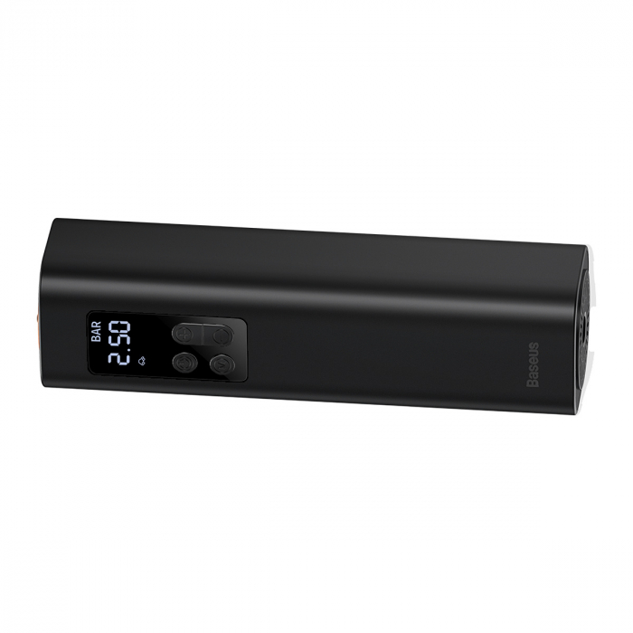 Mini compresor auto BASEUS 12V 0.2 - 150 PSI 30 l/min cablu 3m LED (negru) CRCQ000001 [3]