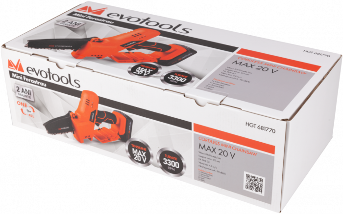 Mini Fierastrau cu acumulator MAX 20V 1x2Ah ONE EPTO EVOTOOLS [5]