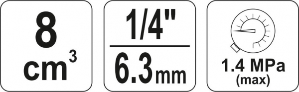 Mini filtru YATO, 8cm3 [3]