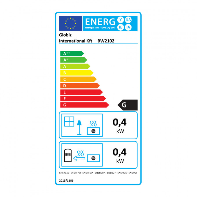 Mini radiator - 400W - display LED - 230V - negru Bewello [5]