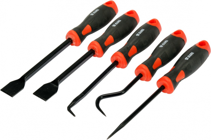 Set carlige/raclete pentru extras garnituri YATO 4buc 200 - 225 mm [2]
