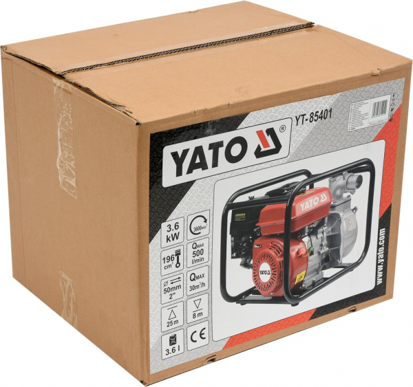 Motopompa pe benzina YATO, 600 l/min, 4.1kW, 2 Inch [4]