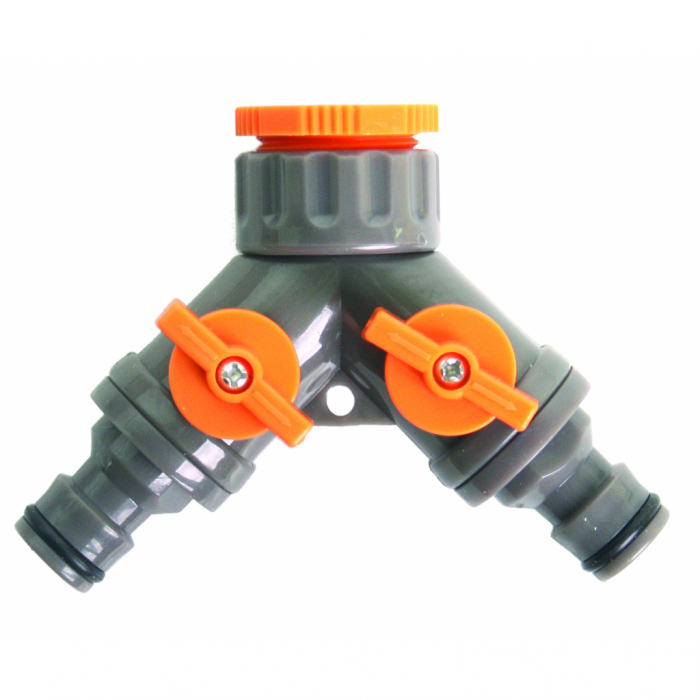 Mufa conector furtun 2 cai cu stop 1/2-3/4 TG TopGarden [2]