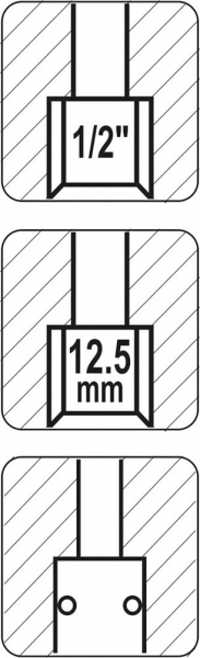 Mufa rapida YATO, pentru aer comprimat, filet interior mama, 1/2" [3]