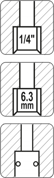 Mufa rapida YATO, pentru aer comprimat, filet interior mama, 1/4" [3]