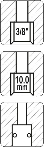Mufa rapida YATO, pentru aer comprimat, filet interior mama, 3/8" [3]