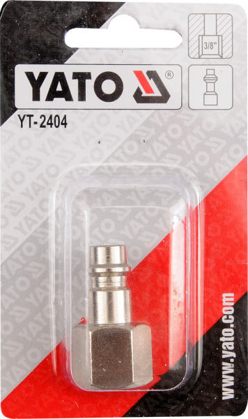 Mufa rapida YATO, pentru aer comprimat, filet interior tata, 3/8" [2]