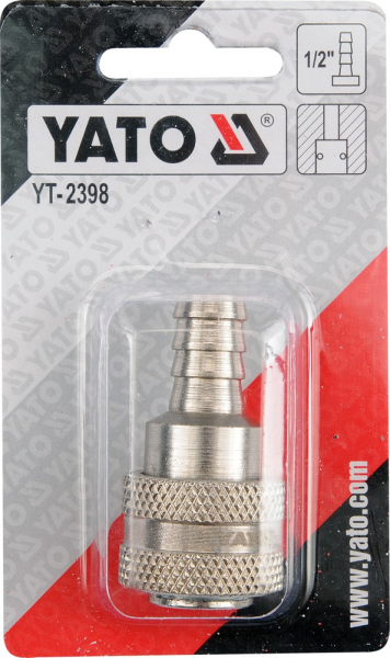 Mufa rapida YATO, pentru furtun aer comprimat, mama, 1/2" [2]