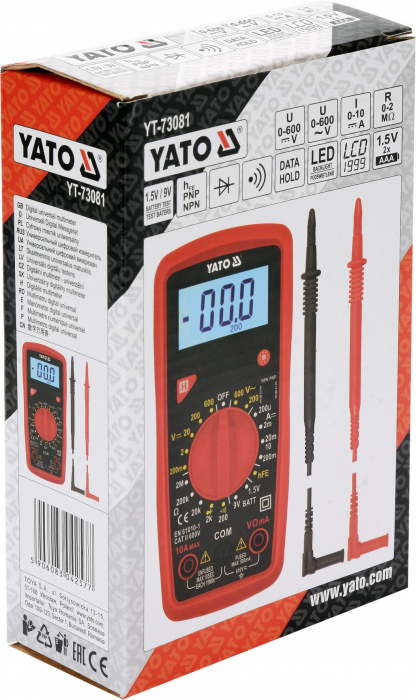 Multimetru digital multifunctional YATO, Universal [4]