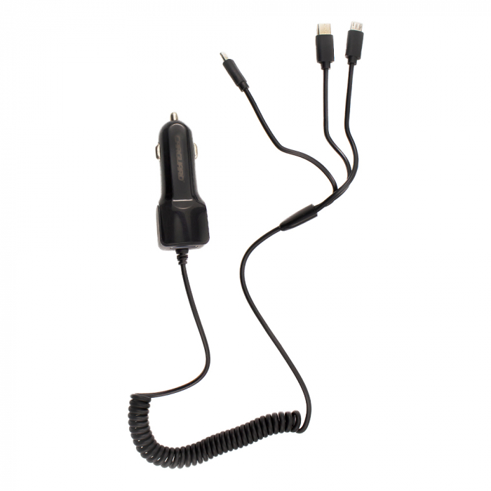 Încărcător universal cu încărcare rapidă Type-C - Micro-USB, iPhone - CARGUARD [4]