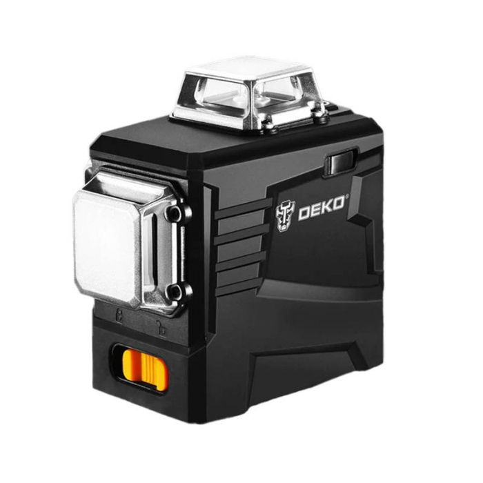 Nivela laser Deko Tools DKLL12PB2-S1, autonivelare, precizie ±2mm/m, laser verde [2]