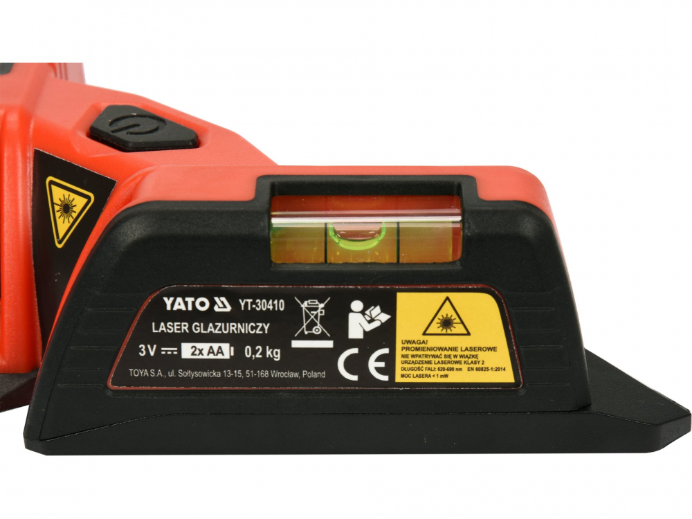 Nivela Laser Pentru Pozitionare Placi Ceramice YATO 10m, ±1mm/1m, 2xAA (Laser Rosu) [3]