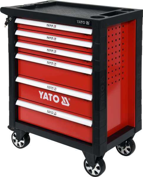 Pachet YATO, Dulap scule profesional, 6 sertare, echipat 177 piese + Polizor unghiular Yato, 850W, 125mm [4]
