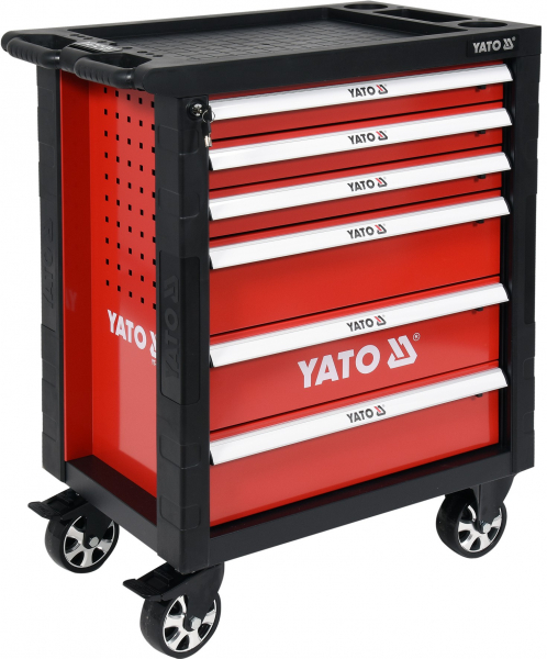 Pachet YATO, Dulap scule profesional, 6 sertare, echipat 177 piese + Polizor unghiular Yato, 850W, 125mm [3]