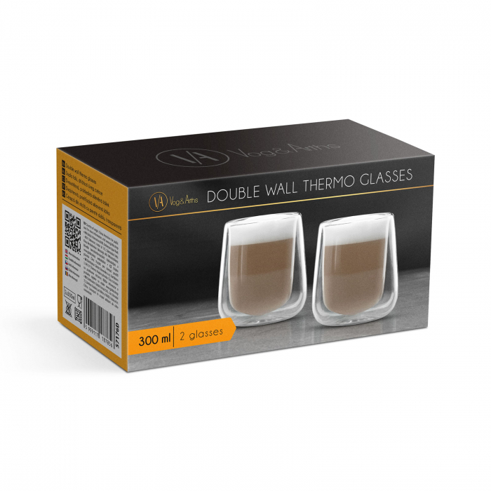 Pahare cu pereți dubli - 300 ml - 2 buc. / cutie [2]
