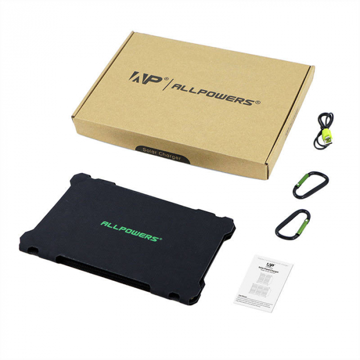 Panou fotovoltaic ALLPOWERS 21W USB AP-ES-004-BLA [2]