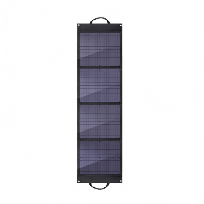 Panou fotovoltaic BigBlue 80W USB / USB-C / DC + conectori, incarcator solar B406 [3]