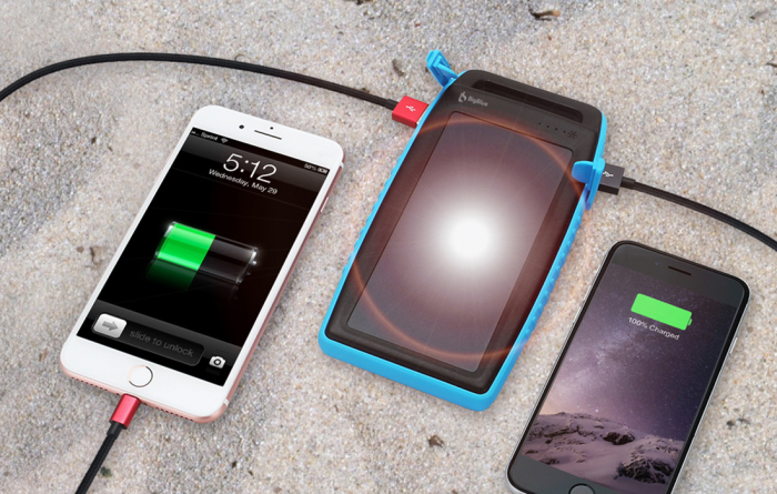 Incarcator solar portabil rezistent la apa BigBlue USB SL-CP001A 10000mAh [7]