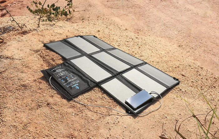 Panou fotovoltaic BigBlue 63W USB / USB-C / DC incarcator solar B405 [3]