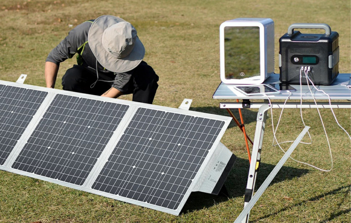 Panou fotovoltaic BigBlue 200W DC + conectori, incarcator solar B446 [6]