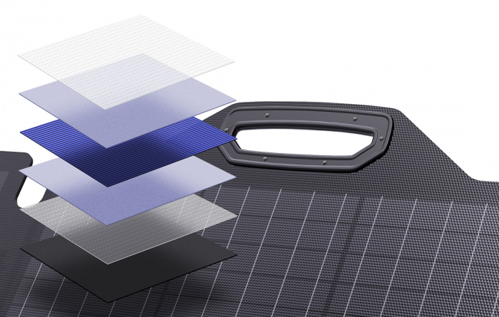 Panou fotovoltaic BigBlue 100W MC4 / DC + conectori, incarcator solar B418 [4]