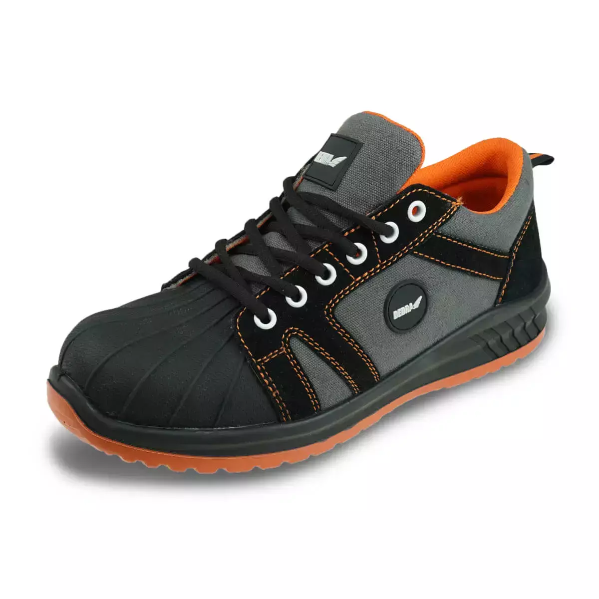 Pantofi de protectie M6 DEDRA, cat. S1 SRC, 200J, gri negru 200J
