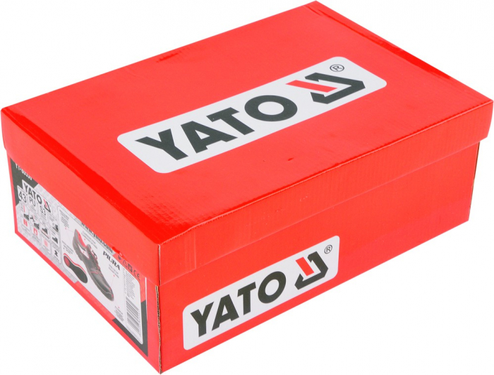 Pantofi de protectie YATO, piele, PIURA S3, 200J, negru [3]