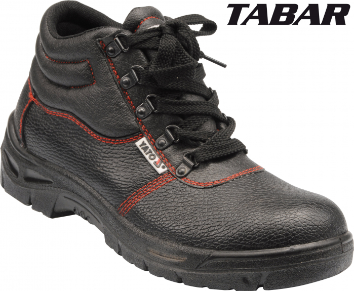 Pantofi de protectie YATO TABAR piele 200J negru S1P [2]