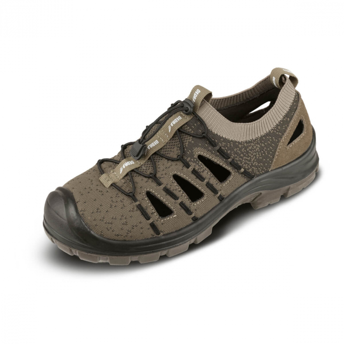 Pantofi de protectie profesionali tip sandale D4Z DEDRA, cat.OB SRC, maro