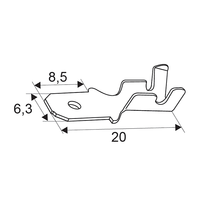 Papuci cositoritfisa6,3 mm [2]