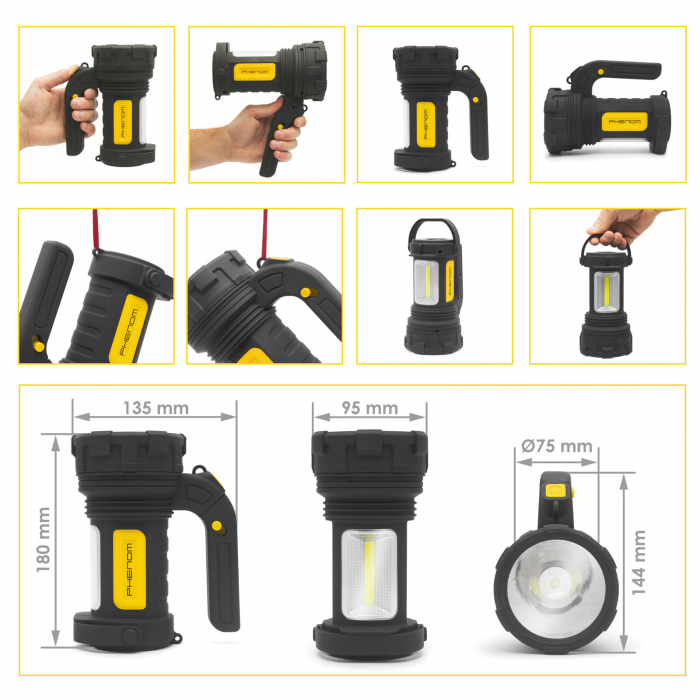 PHENOM - Lampă de lucru cu COB-LED [4]