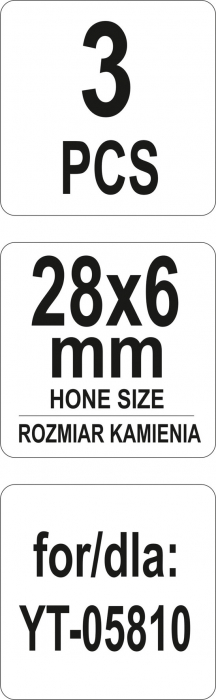 Pietre schimb pentru dispozitiv honuit cilindrii YATO set 3buc [3]
