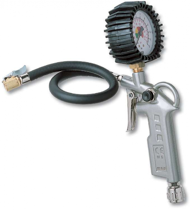 PISTOL CU MANOMETRU PENTRU AER COMPRIMAT 0-12 BAR VOREL [2]