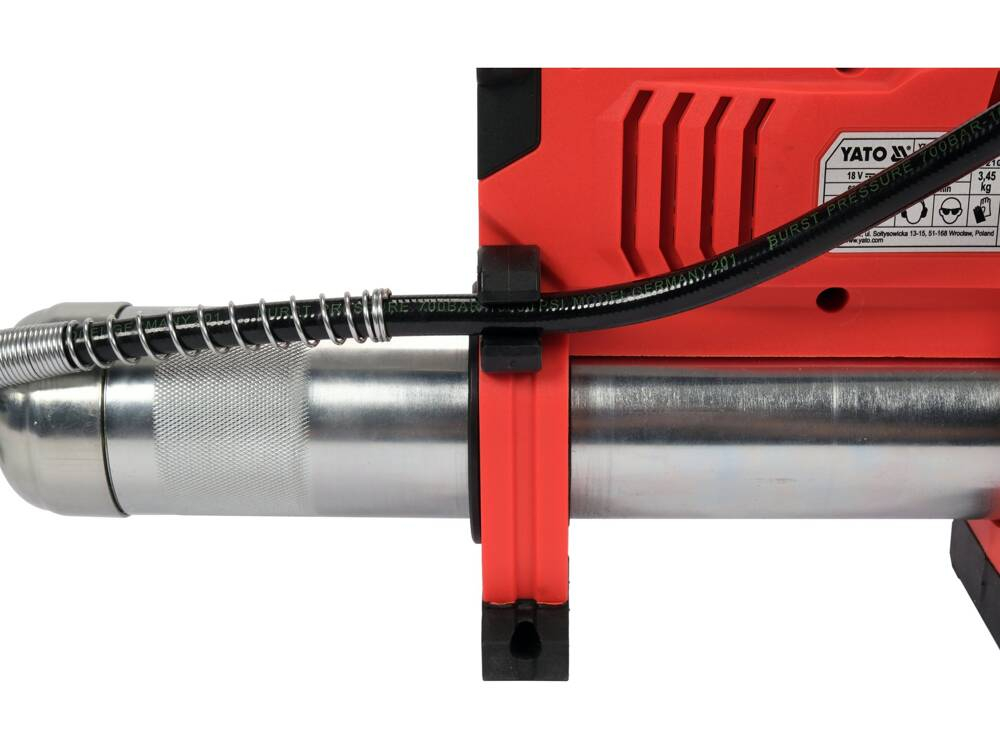 Pistol de Gresat cu Acumulator YATO 18V 620Bar 284g/min 600g (Fara Acumulator si Incarcator) [4]
