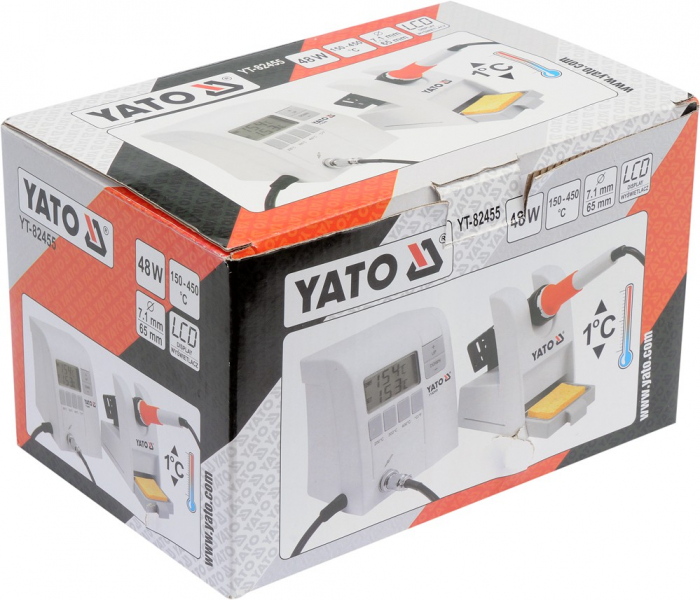 Statie de lipit YATO, digitala, 48W, 150 - 450 °C [2]
