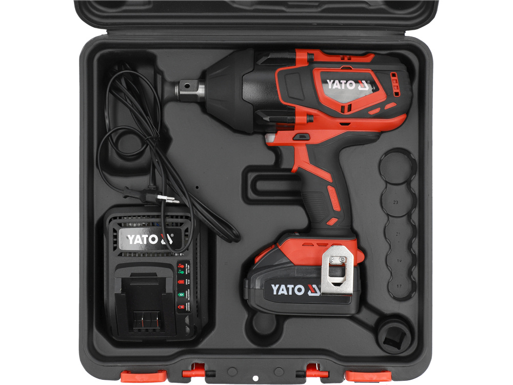 Pistol Impact Cu Acumulator YATO Brushless 18V 3/4 1X4Ah 2200Nm [8]