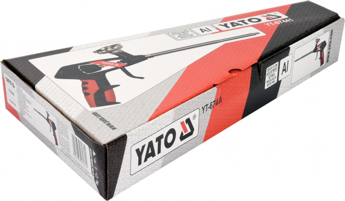 Pistol pentru spuma Al-PTFE buton ergonomic reglaj simplu YATO [3]